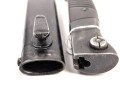 Seitengewehr M84/98 für K98 der Wehrmach, getragenes Stück, die Scheide überlackiert