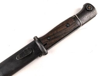 Seitengewehr M84/98 für K98 der Wehrmach, getragenes Stück