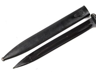 Seitengewehr M84/98 für K98 der Wehrmach, getragenes Stück