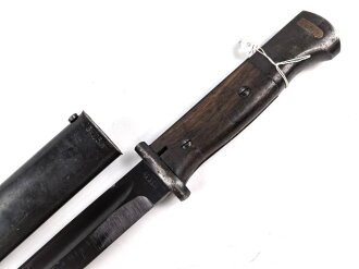 Seitengewehr M84/98 für K98 der Wehrmach, getragenes Stück