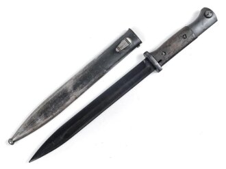 Seitengewehr M84/98 für K98 der Wehrmach, getragenes Stück