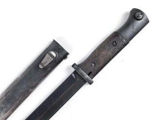 Seitengewehr M84/98 für K98 der Wehrmach, getragenes Stück