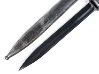 Seitengewehr M84/98 für K98 der Wehrmach, getragenes Stück