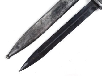 Seitengewehr M84/98 für K98 der Wehrmach, getragenes Stück