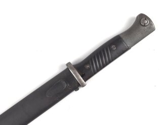 Seitengewehr M84/98 für K98 der Wehrmach, getragenes Stück