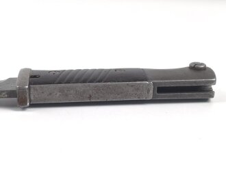 Seitengewehr M84/98 für K98 der Wehrmach, getragenes Stück