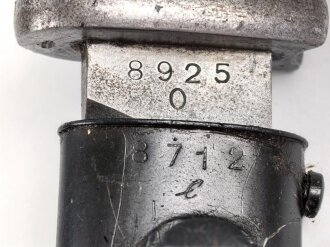 Seitengewehr M84/98 für K98 der Wehrmach, getragenes Stück