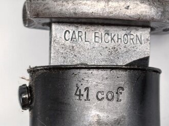 Seitengewehr M84/98 für K98 der Wehrmach, getragenes Stück