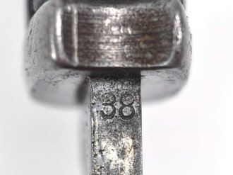 Seitengewehr M84/98 für K98 der Wehrmach, getragenes Stück