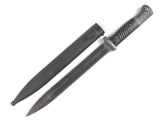 Seitengewehr M84/98 für K98 der Wehrmach, getragenes Stück