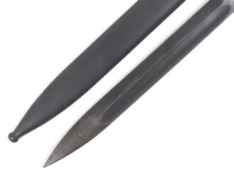 Seitengewehr M84/98 für K98 der Wehrmach, getragenes Stück