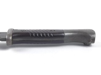 Seitengewehr M84/98 für K98 der Wehrmach, getragenes Stück