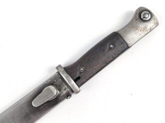 Seitengewehr M84/98 für K98 der Wehrmach, getragenes Stück