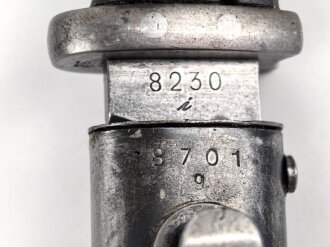 Seitengewehr M84/98 für K98 der Wehrmach, getragenes Stück