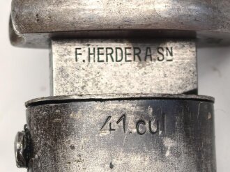 Seitengewehr M84/98 für K98 der Wehrmach, getragenes Stück