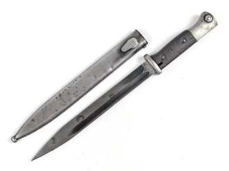 Seitengewehr M84/98 für K98 der Wehrmach, getragenes Stück