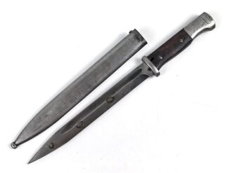 Seitengewehr M84/98 für K98 der Wehrmach, getragenes Stück