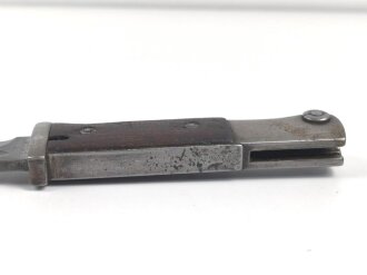 Seitengewehr M84/98 für K98 der Wehrmach, getragenes Stück