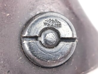 Seitengewehr M84/98 für K98 der Wehrmach, getragenes Stück, die Scheide überlackiert