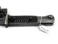 Seitengewehr M84/98 für K98 der Wehrmach, getragenes Stück, die Scheide überlackiert