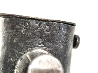 Seitengewehr M84/98 für K98 der Wehrmach, getragenes Stück