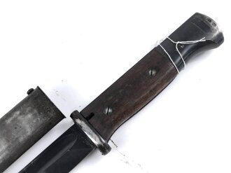 Seitengewehr M84/98 für K98 der Wehrmach, getragenes Stück