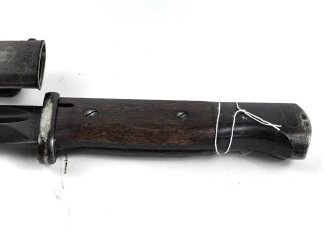 Seitengewehr M84/98 für K98 der Wehrmacht, getragenes Stück