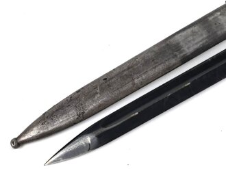 Seitengewehr M84/98 für K98 der Wehrmacht, getragenes Stück