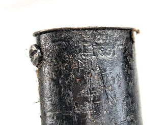 Seitengewehr M84/98 für K98 der Wehrmach, getragenes Stück, die Scheide überlackiert