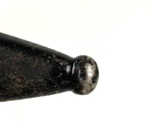 Seitengewehr M84/98 für K98 der Wehrmach, getragenes Stück, die Scheide überlackiert