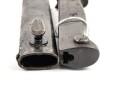 Seitengewehr M84/98 für K98 der Wehrmach, getragenes Stück, die Scheide überlackiert