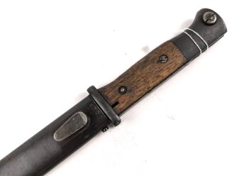 Seitengewehr M84/98 für K98 der Wehrmach, getragenes Stück