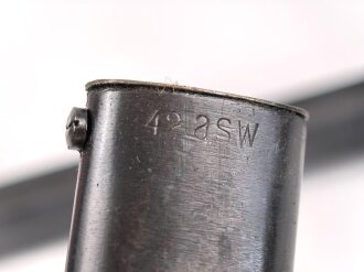 Seitengewehr M84/98 für K98 der Wehrmach, getragenes Stück