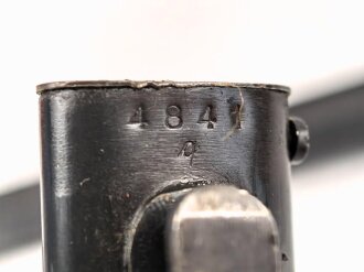 Seitengewehr M84/98 für K98 der Wehrmach, getragenes Stück