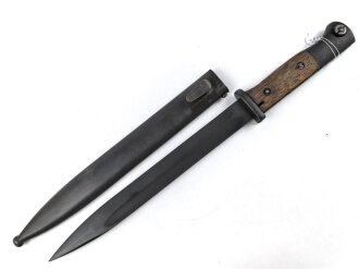 Seitengewehr M84/98 für K98 der Wehrmach, getragenes Stück