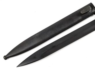 Seitengewehr M84/98 für K98 der Wehrmach, getragenes Stück