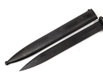 Seitengewehr M84/98 für K98 der Wehrmach, getragenes Stück