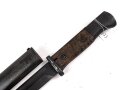 Seitengewehr M84/98 für K98 der Wehrmach, getragenes Stück