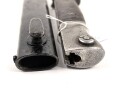 Seitengewehr M84/98 für K98 der Wehrmach, getragenes Stück, die Scheide überlackiert