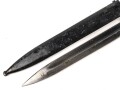 Seitengewehr M84/98 für K98 der Wehrmach, getragenes Stück, die Scheide überlackiert
