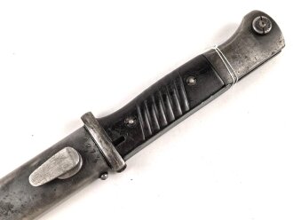 Seitengewehr M84/98 für K98 der Wehrmach, getragenes Stück