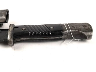 Seitengewehr M84/98 für K98 der Wehrmach, getragenes Stück