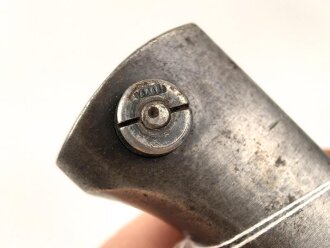 Seitengewehr M84/98 für K98 der Wehrmach, getragenes Stück