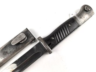 Seitengewehr M84/98 für K98 der Wehrmach, getragenes Stück