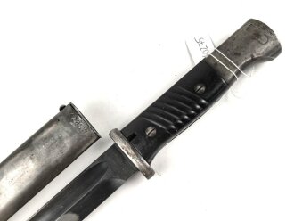 Seitengewehr M84/98 für K98 der Wehrmach, getragenes Stück