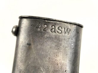 Seitengewehr M84/98 für K98 der Wehrmach, getragenes Stück