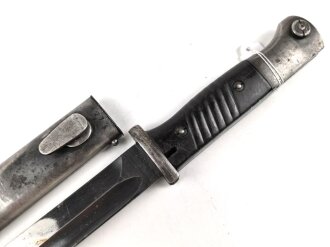 Seitengewehr M84/98 für K98 der Wehrmach, getragenes Stück