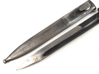 Seitengewehr M84/98 für K98 der Wehrmach, getragenes Stück