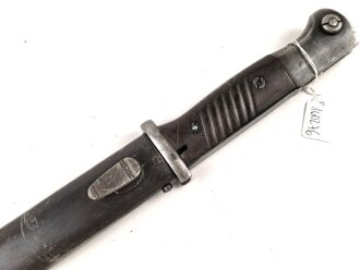 Seitengewehr M84/98 für K98 der Wehrmach, getragenes...