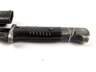 Seitengewehr M84/98 für K98 der Wehrmach, getragenes Stück